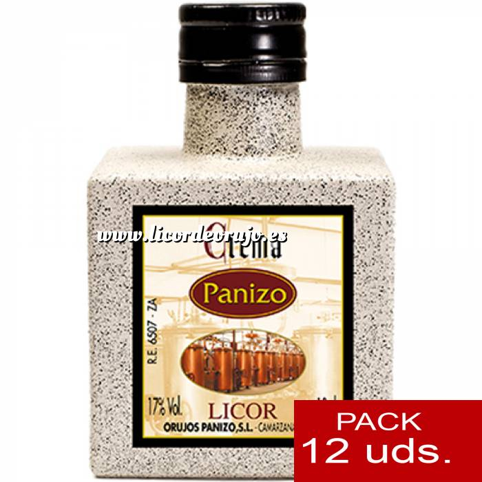 Imagen 2 Licor, Orujo, Cremas, Bebida Mini Crema de Orujo Panizo 10cl - CR 1 PACK DE 12 UDS