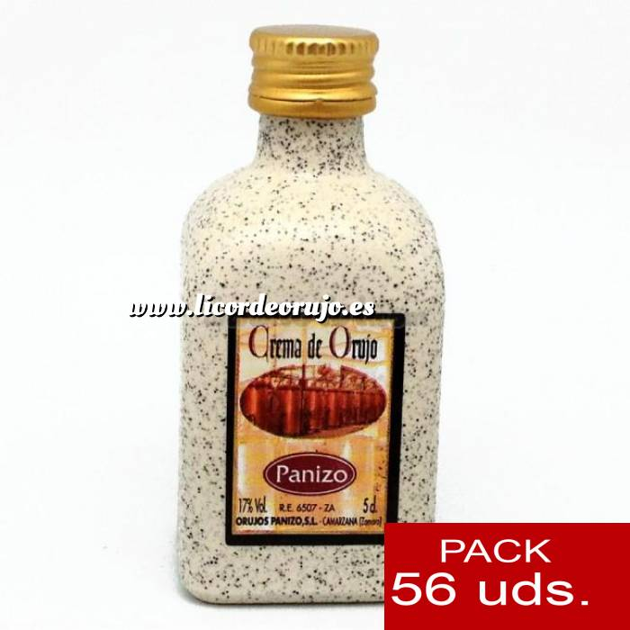 Imagen 2 Licores, orujos y crema Mini Crema de Orujo Panizo 5cl - CR CAJA DE 56 UDS