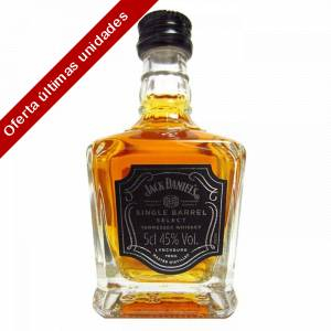 2 Licor, Orujo, Cremas, Bebida - Z - Whisky Jack Daniels Single Barrel 5 cl cristal 